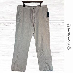 PERRY ELLIS Men’s Size 38x30 Pants Chinos Khakis Linen Cotton Blend NWT NEW